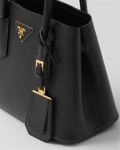 prada double saffiano black|authentic prada saffiano.